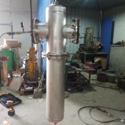 DN100蒸汽汽水分離過濾器 選用旋風式離心汽水分離器